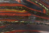 Polished Tiger Iron Stromatolite - ( Billion Years) #92950-1